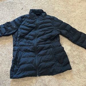 Black long sleeve women’s puffer